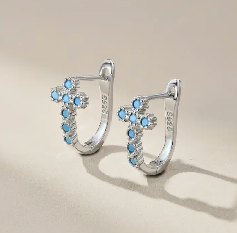 ''C R O S S" - S925 Earring