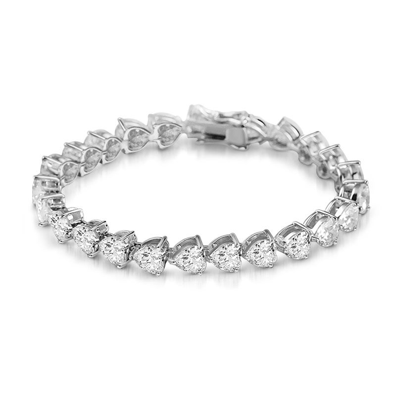 "O P E N   H E A R T" - S925 Tennis bracelet