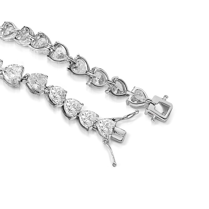 "O P E N   H E A R T" - S925 Tennis bracelet