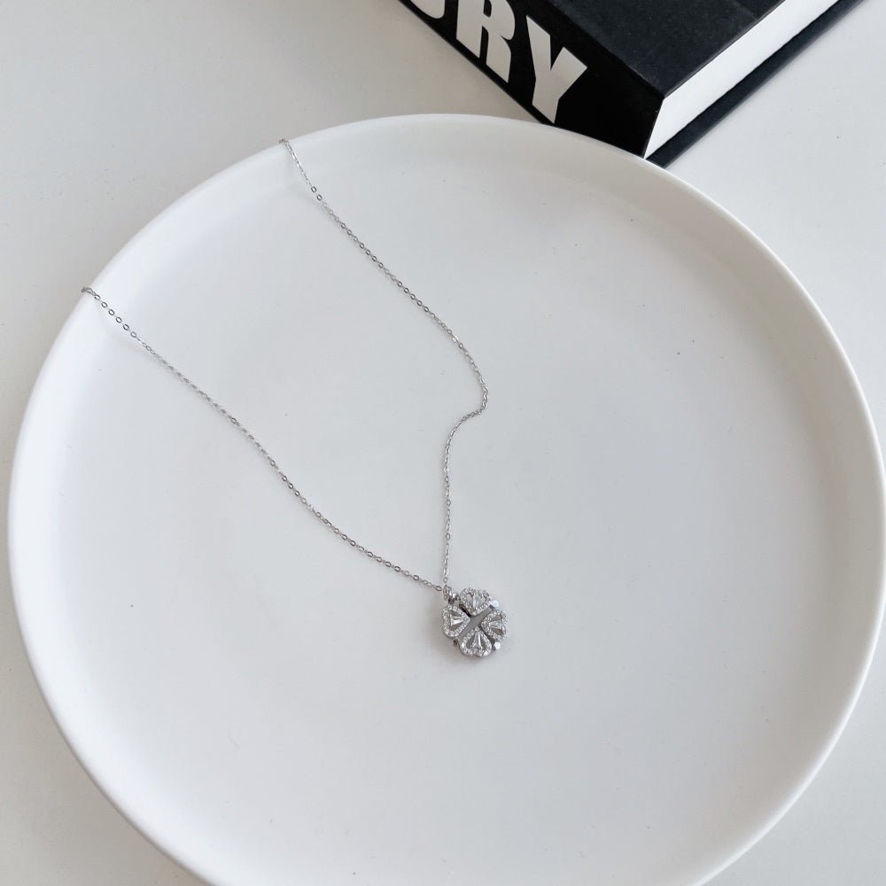 "A M O R I" - S925 Necklace - Sølv Silwer