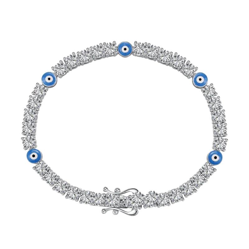 "Evil Eye" - S925 Bracelet - Sølv Silwer