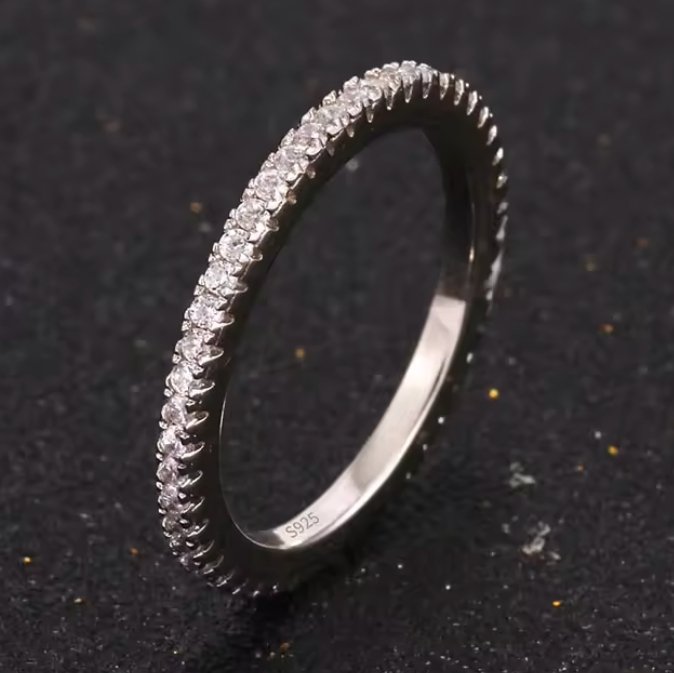 "G I A" - S925 Ring - Sølv Silwer