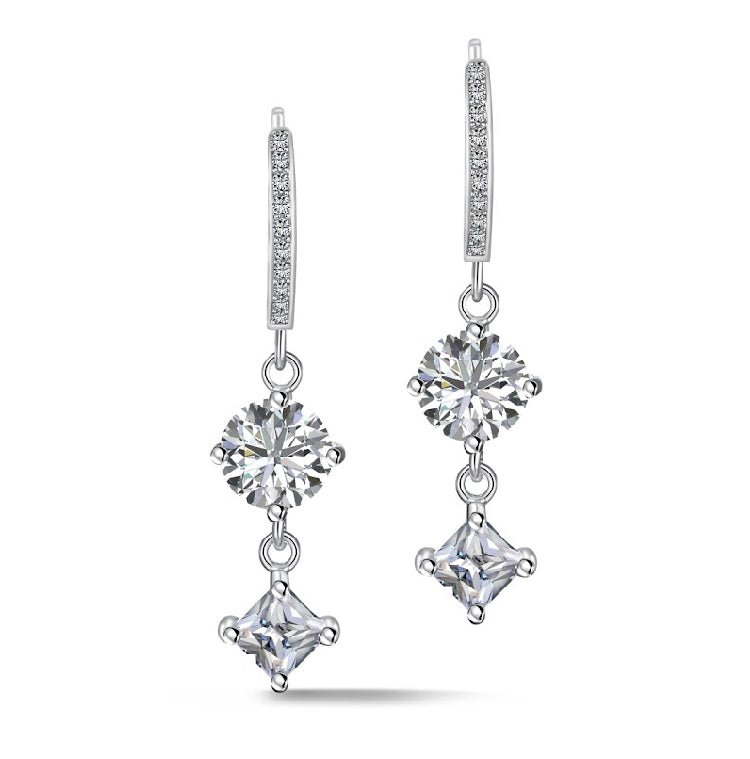 "ICE DROP" - Earrings S925 - Sølv Silwer